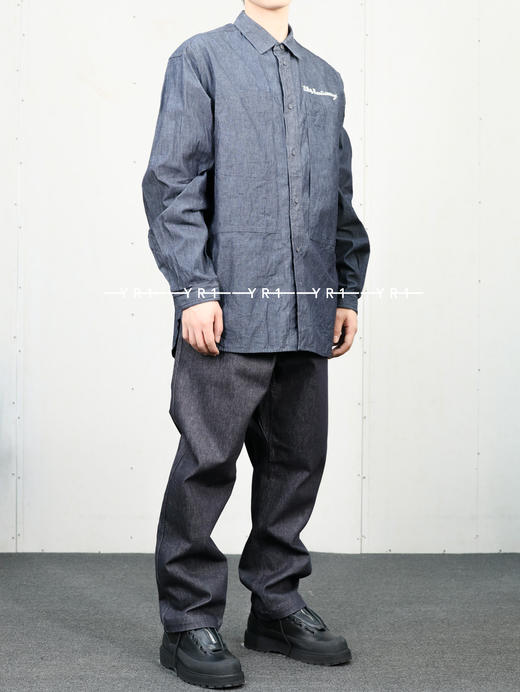 White Mountaineering | 刺绣Logo工装衬衫 商品图2