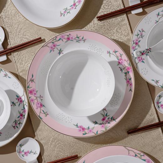 富玉 | 景德镇餐具新中式大胆撞色满庭芳菲餐具套装家用组合 商品图4