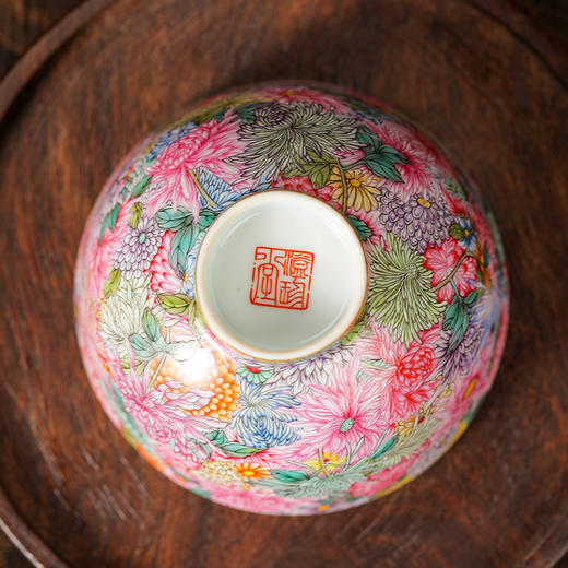 溢珍堂万菊罗汉杯 商品图2