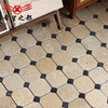 日式马赛克石黄洞复古300X300mm石地砖防滑天然米侘寂莱姆八角 商品缩略图3
