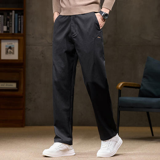 【新款DQ】大依优型大码直筒休闲长裤男舒适休闲简约百搭加肥加大男装潮款 商品图3