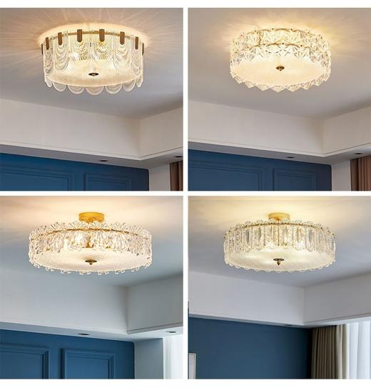 客厅吸顶灯后现代灯具圆形轻奢推荐北欧家用小红书卧室风温馨法式 商品图2