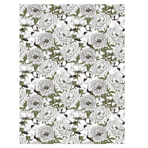 网厨房花砖复古卫生间地砖墙砖瓷砖浴室红牡丹厕所法式300x800 商品图4