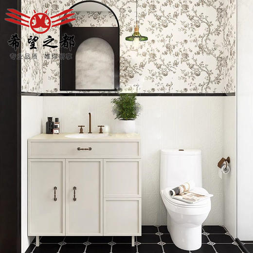 花砖300x900mm法式浴室厕所厨房背景墙卫生间复古风瓷砖墙地砖 商品图2