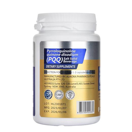 【高能PQQ&NAD+】斯葆森 吡咯并喹啉醌二钠盐*60粒(澳洲原产） 商品图1