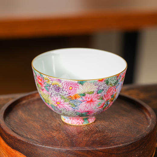 溢珍堂万菊罗汉杯 商品图6