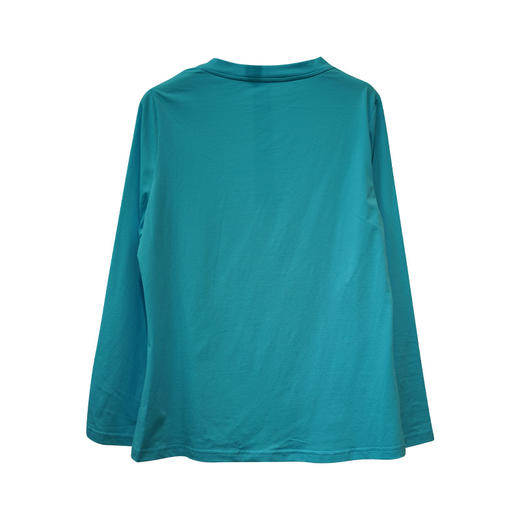 VIVIAN LIU薇薇安刘R2447305初秋不对称V领胸假两件撞色针织衫 商品图1