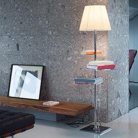 落地灯卧室书房客厅书架北欧意大利置物架落地灯床头创意设计师