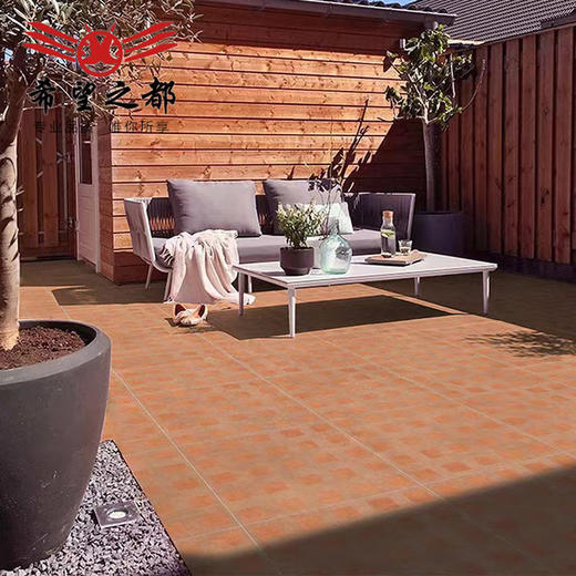 仿古砖地砖瓷砖别墅连锁店南洋花园复古室外防滑露台餐厅风庭院 商品图2