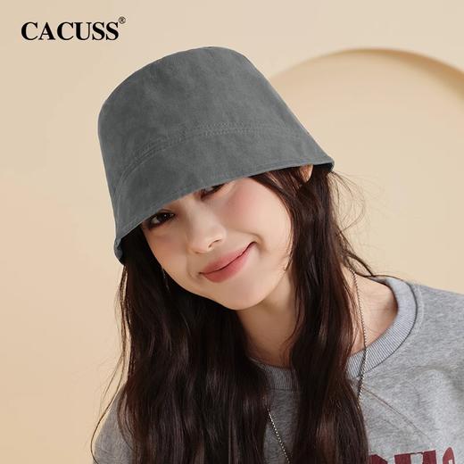 CACUSS帽子女秋冬季2024新款渔夫帽气质百搭可折叠透气显脸小盆帽PM240394 商品图3