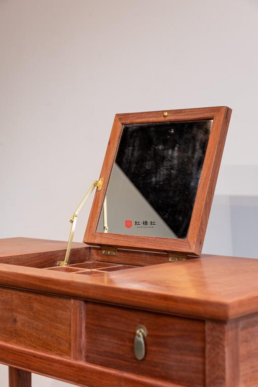 红桥红  家具严选  缅甸花梨（大果紫檀）【103 中间翻盖 梳妆台 两件套】 商品图6