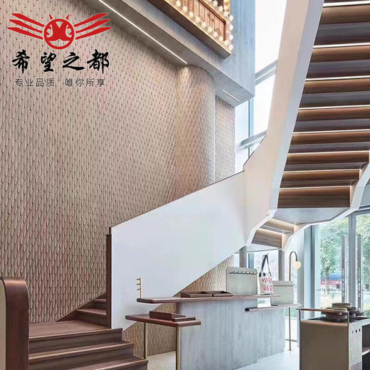 会所奶茶墙砖玄关未来咖啡店侘寂风瓷砖店石背景艺术墙砖餐厅 商品图3