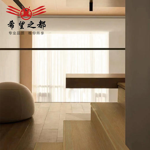 圆弧砖楼梯边拉槽楼梯台阶瓷砖木纹实一体防滑踏步木纹加厚别墅砖 商品图2