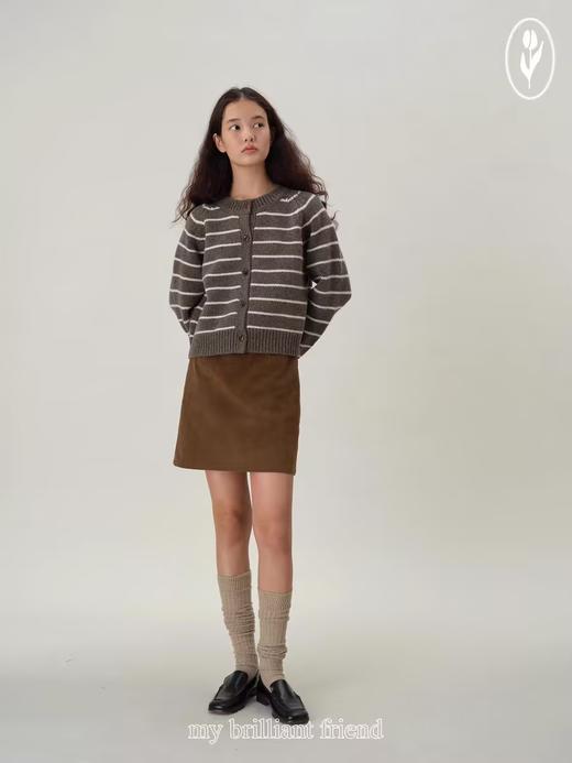 shyshystill/shy202408022/重磅700g全羊毛经典条纹针织开衫 商品图3