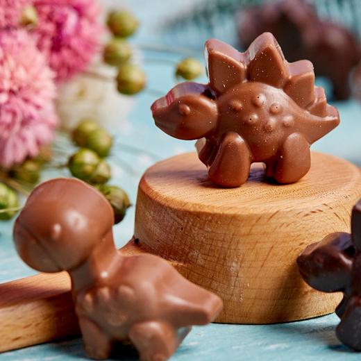 巧克巧蔻 卡通恐龙巧克力礼盒 60g 商品图6