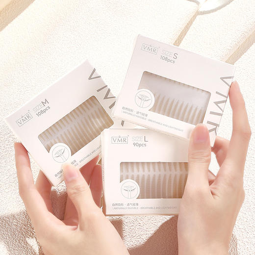 【仿真蕾丝隐形双眼皮贴，贴出妈生感双眼皮】VMR仿真蕾丝隐形自然无痕双眼皮贴，肌理设计·哑光易上妆，薄透不闷·宛若天生，持久定型眼皮下垂单双眼皮贴QQ 商品图0