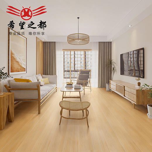 防滑客厅全瓷日式餐厅通体200x1200瓷砖厨房木纹原木地板砖卧室砖 商品图0