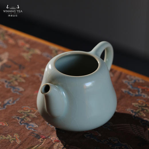 问鼎汝瓷收藏款天青瓜蔓公杯 商品图3