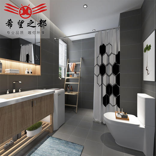 哑光墙砖灰色灰色卫生间仿古砖纯白色600地砖瓷砖300x600客厅厨卫 商品图2