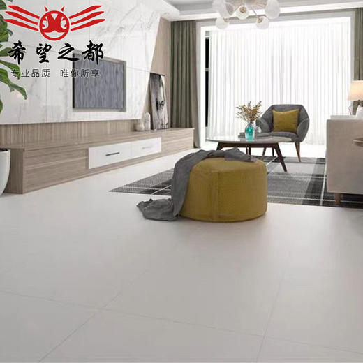 奶茶600x600防滑地砖纯厨卫卧室灰色仿古地砖店黑白瓷砖哑光客厅 商品图2