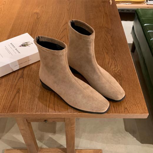 🔥 🔥 【韩系复古方头美拉德瘦瘦小短靴521】🌺穿上秒变韩系oni的🆕瘦瘦靴来咯｜🌈秋冬自带氛围感韩系🍸美拉德风妥妥get!! 💦 -谁穿都秒变韩剧女主👧 商品图2