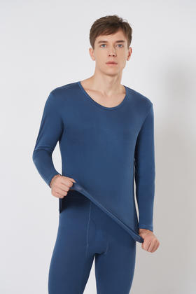 【Greengood绿嘉】B4F|绿嘉超薄晴莫双面热绒男套装