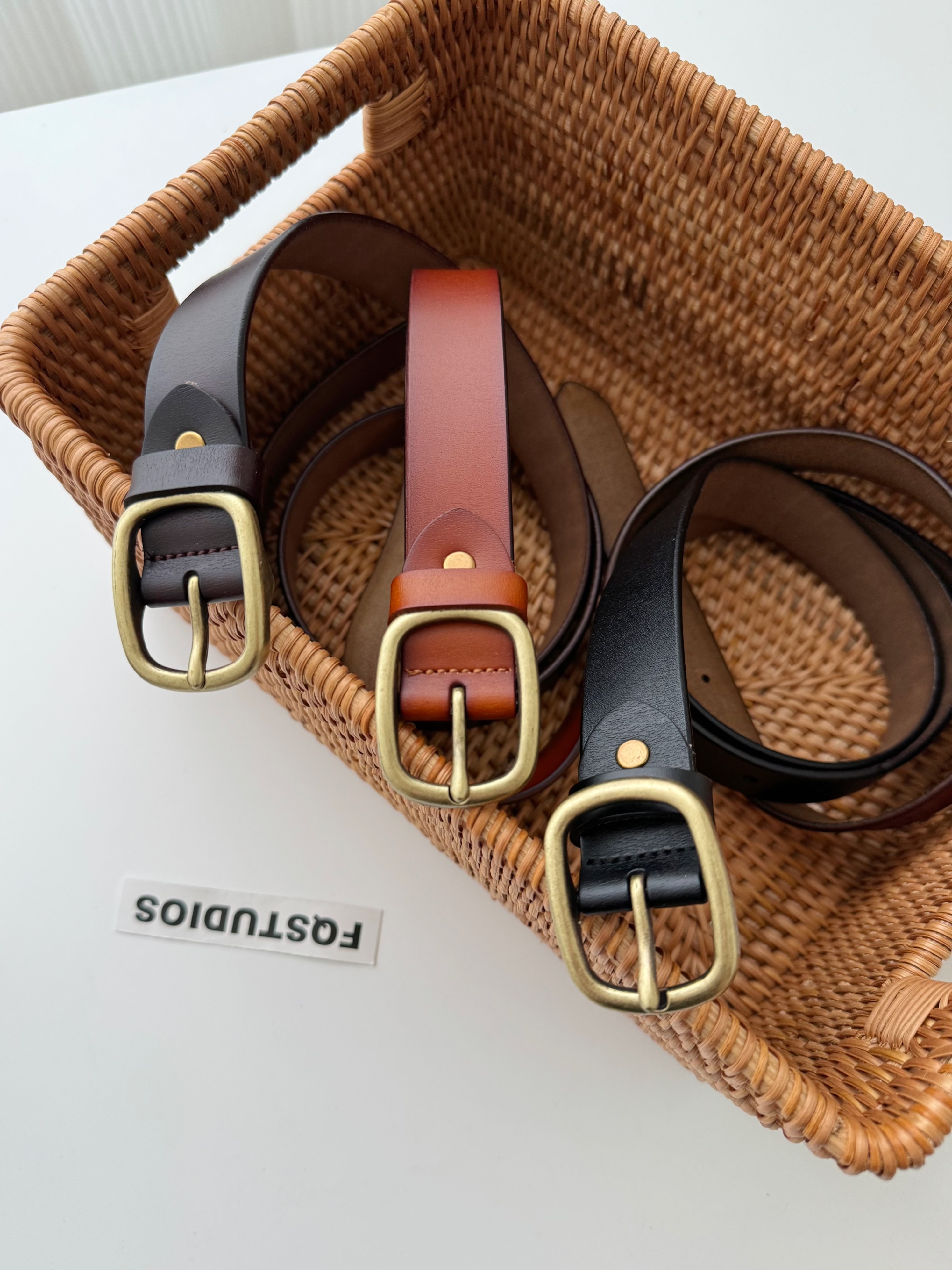 ​💰49～进口植糅牛皮‼️叠加法式优雅复古buff‼️【轻奢复古百搭腰带皮带】结实柔韧 一条点睛之笔的皮带 简约老钱风瞬间get‼️