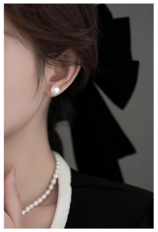 🍎 最出圈的戴妃款 🍉🍉 【法式轻奢粉光施家珠耳钉】 🥰🥰 OLEVO精选超大10MM粉光施家珠🧚🧚 💥温婉优雅谁戴谁好看,🌸老粉一定要自留哈! 商品图1