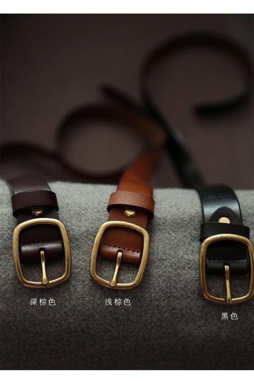 ​💰49～进口植糅牛皮‼️叠加法式优雅复古buff‼️【轻奢复古百搭腰带皮带】结实柔韧 一条点睛之笔的皮带 简约老钱风瞬间get‼️ 商品图12