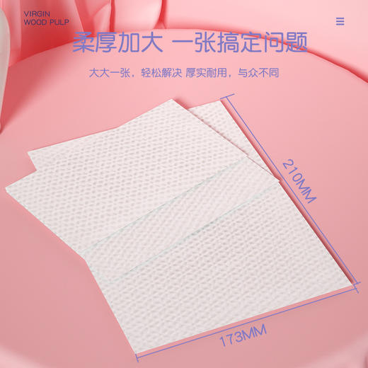 「加大加量装！5大提」悬挂式大包纸巾 整箱居家日用厕所擦手纸抽取式厕纸加大挂式大尺寸抽纸 商品图2