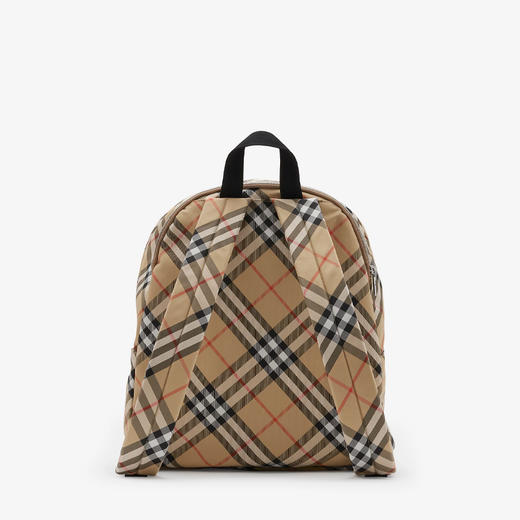 BURBERRY 巴宝莉 男士马术骑士徽标贴花格纹双肩包 格子 8091312 A2021 商品图2