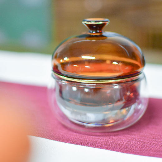 羽诗制造出品 蒸柿有福胡桃木蒸笼香炉柿子快客杯礼盒套装 商品图2