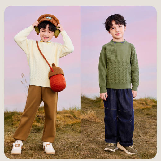 【绵绵衫】迷你巴拉男童儿童成人毛衣一家人秋冬保暖针织衫 商品图2