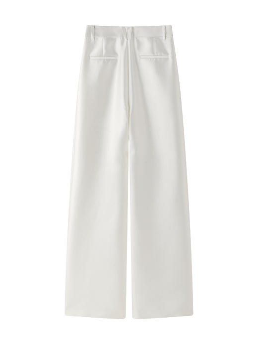 VC｜AW24143 Kalisa stiff satin trousers 长裤 [ 白 ] 商品图3