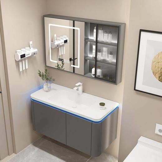 小户型台洗手一体厕所盆组合可丽耐奶油洗脸池洗漱浴室柜卫生间风 商品图2