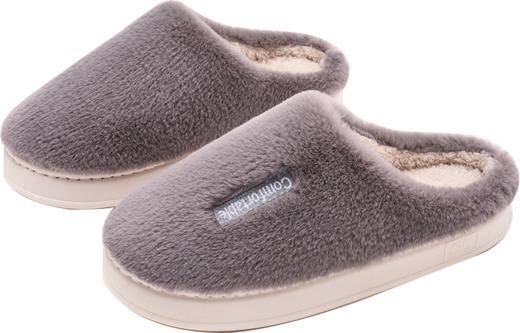 馨宜优品简约舒适男士棉拖（棕-灰蓝）（40-41）（42-43）（44-45） 商品图8