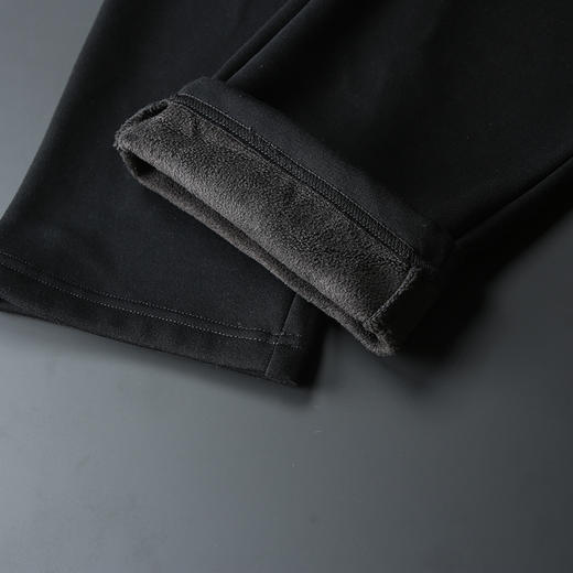 【加绒】【新款DZP】大依优型大码男装加绒直脚直口运动裤运动休闲长裤加肥加大弹力舒适 商品图11