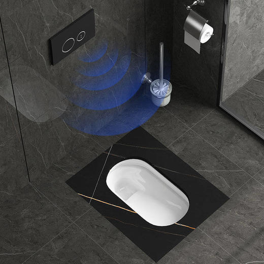 冲水隐藏式便池暗装入感应嵌入式水箱蹲坑暗藏蹲岩板墙式便器大 商品图0