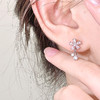 卡蒂罗/KADER 五瓣花系列 花语流苏耳环 小众轻奢精致高级感设计流苏耳饰 满镶宝石森系清新 925银 闺蜜 女友 商品缩略图3
