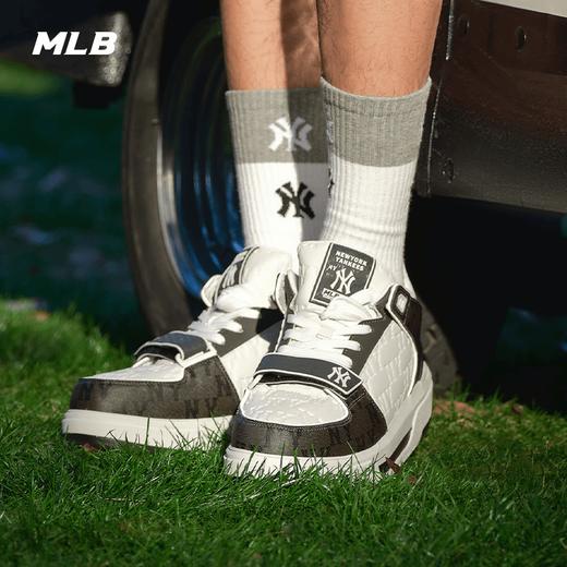 MLB官方 虞书欣*同款男女情侣老花复古学长鞋新款3ASXCMM4N 商品图8