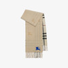【三】BURBERRY 巴宝莉 男女通用马术骑士徽标双面两用格纹羊绒围巾 格子 8095224 A1450 商品缩略图0