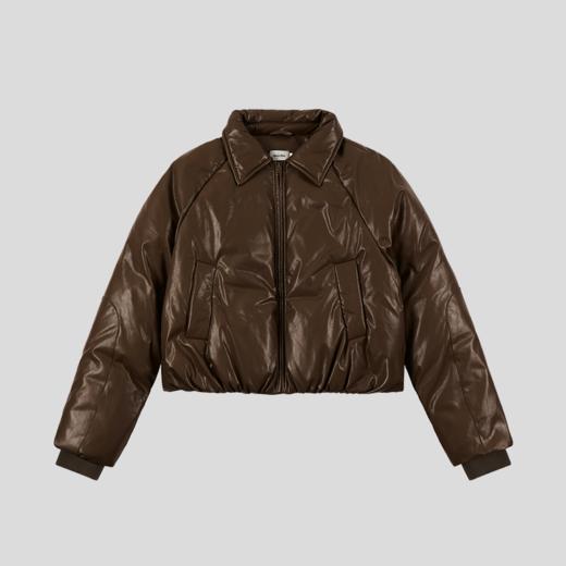 GOODBAI logo贴布绣阔型拉链羽绒服 商品图2