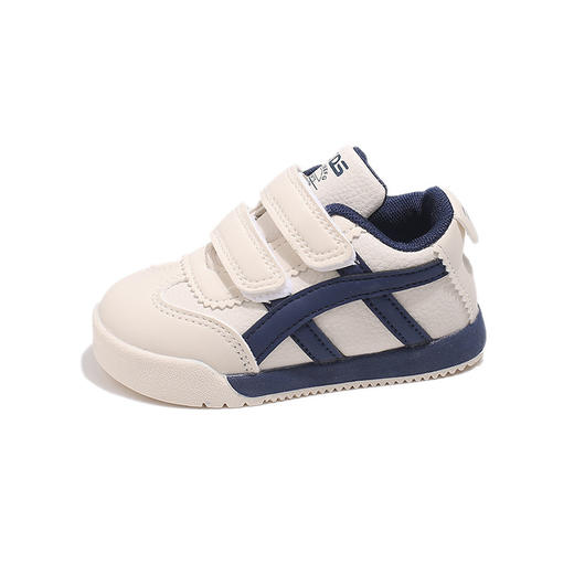 【魔术贴设计，穿脱方便】秋季宝宝鞋防滑小白鞋 男女童鞋 时尚防滑休闲软底跑步鞋 中小童鞋-QQ 商品图6