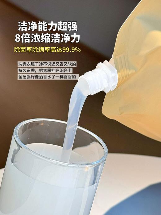 [小滋心选]【活动价￥9.99 | 到手2kg】2000单纯亏钱福利🔥爆炸盐同品牌：【安娜与国王·除菌活氧香氛洗衣液】 抑菌除螨｜深层去污｜持久留香 一袋🟰柔顺➕留香➕洁净➕护衣➕除螨➕除菌 商品图2