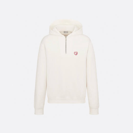 DR-H 爱心半拉链连帽卫衣 商品图0