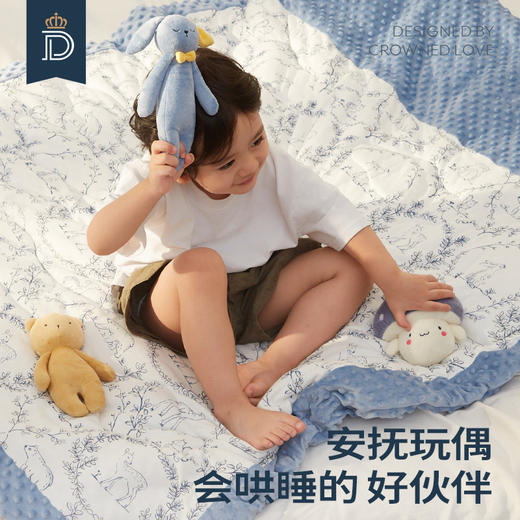 蒂爱豆豆毯婴儿盖毯春秋款宝宝毯子新生儿秋冬毛毯儿 商品图4