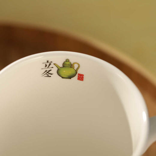 顺时而饮 | 观复博物馆手绘 观复猫二十四节气系列 骨瓷马克杯 商品图6