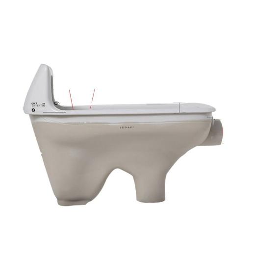 防臭蹲便池蹲蹲坑整套便器/CW8RB卫生间家用水箱冲陶瓷装式 商品图3