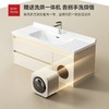 洗手池奶油【洗脸盆】新款卫生间柜风台组合家用陶瓷盆洗漱浴室柜 商品缩略图0
