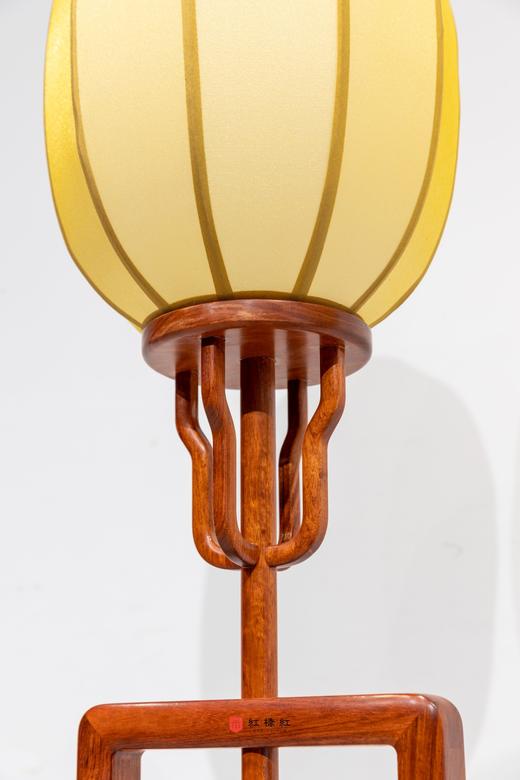 红桥红  家具严选  缅甸花梨（大果紫檀）/大红酸枝（交趾黄檀）【灵芝如意宫灯】 商品图4